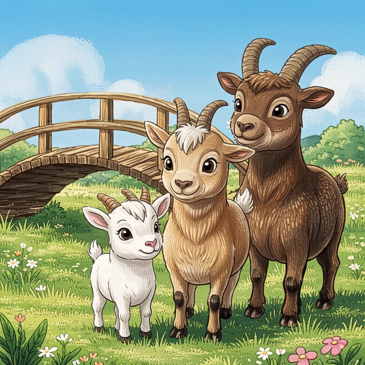 Los Tres Chivitos Gruff (3 a 6 años)
